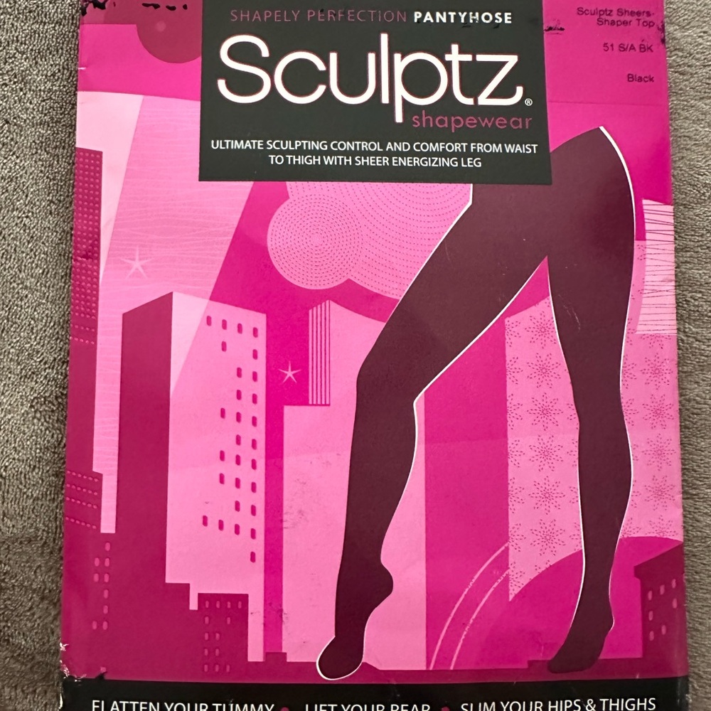 Black Shapewear Pantyhose
